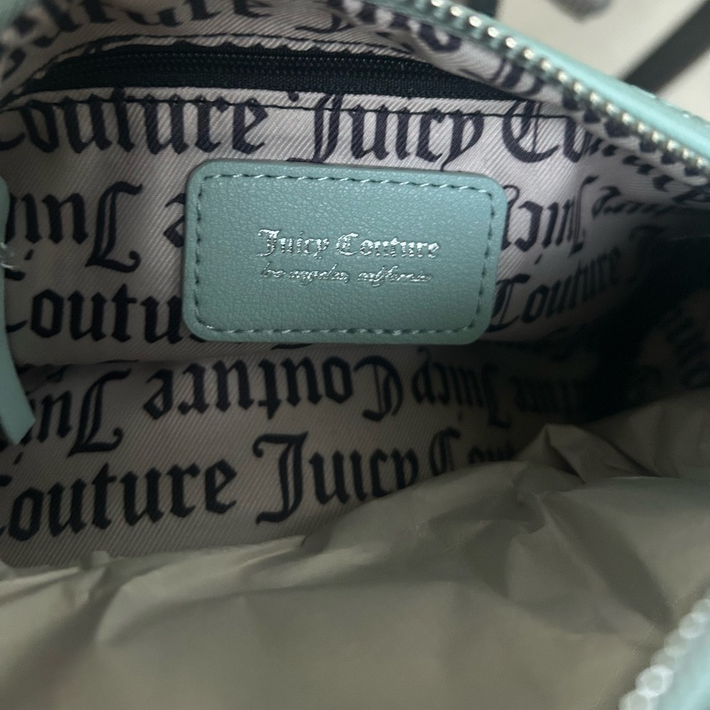 NWT- Juicy Couture Teal  Shoulder Bag - Picture 6 of 6
